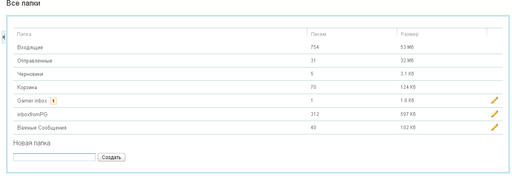 Ваша почта. Создание отдельной папки под Gamer.ru